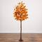 6ft. Pre-Lit Burnt Orange Autumn Maple Artificial Fall Tree with 300 Warm White LED Lights
